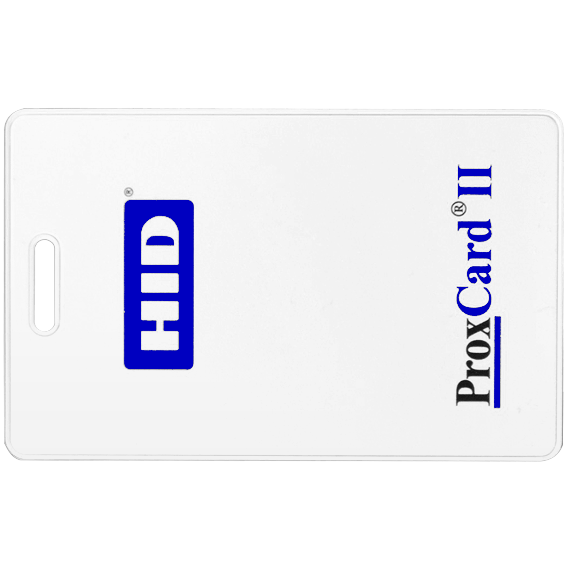 Chip-UA | Оборот - Бесконтактная пластиковая RFID-карта с чипом HID ProxCard 2 Clamshell (толстая) с прорезью Chip-UA | Оборот - Бесконтактная пластиковая RFID-карта с чипом HID ProxCard 2 Clamshell (толстая) с прорезью