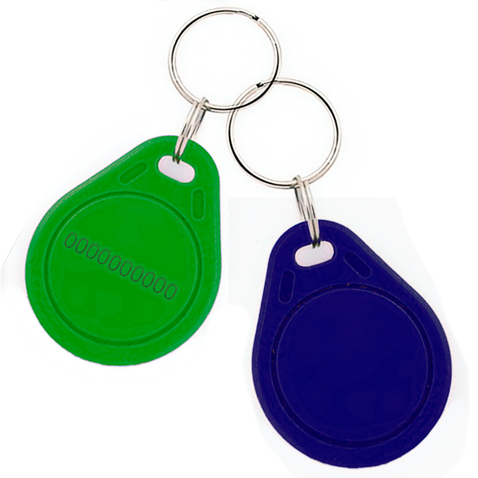 Mifare Ultralight C бесконтактный плоский (под нанесение) rfid-брелок с чипом на железном кольце