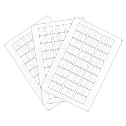Сырье, инлей для производства RFID-брелоков Atmel (Temic) T5557, T5577 (24 чипов на листе формата A4)